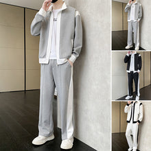 Load image into Gallery viewer, Men's Outfit Casual 2 Piece Contrast Sports Jogging Tracksuits Set