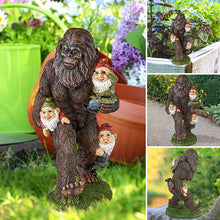 Load image into Gallery viewer, Sasquatch with Garden Gnome