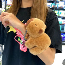 Load image into Gallery viewer, Capybara Plush Snap-on Bracelet