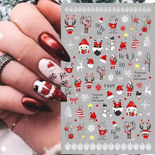 Load image into Gallery viewer, CHRISTMAS NAIL ART STICKERS