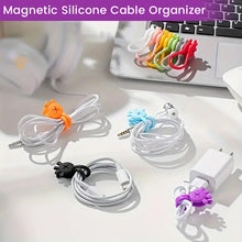 Load image into Gallery viewer, Magnetic Silicone Cable Organizer