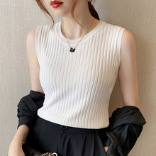 Load image into Gallery viewer, Ice Thin Knit Sleeveless Top