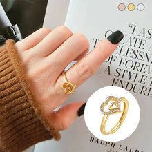 Load image into Gallery viewer, Mother &amp; Daughter Always Heart To Heart Ring