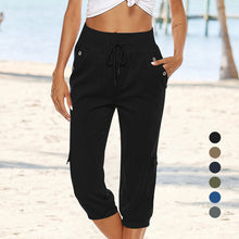 Load image into Gallery viewer, Women's Drawstring Cargo Pants