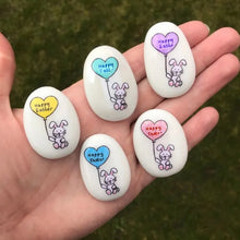 Load image into Gallery viewer, Easter Bunny Pocket Stone Gift