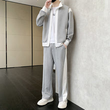 Load image into Gallery viewer, Men's Outfit Casual 2 Piece Contrast Sports Jogging Tracksuits Set