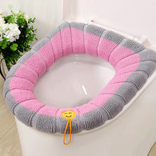 Load image into Gallery viewer, Two-Tone Soft Toilet Seat Cover