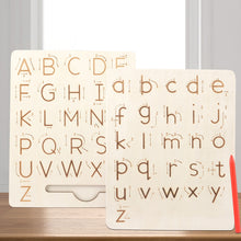 Load image into Gallery viewer, Wood Letter Practicing Board