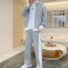 Load image into Gallery viewer, Men's Outfit Casual 2 Piece Contrast Sports Jogging Tracksuits Set