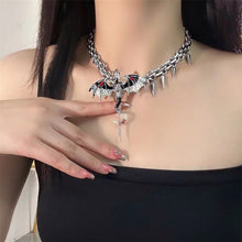 Load image into Gallery viewer, Imprisoned Flying Dragon Necklace