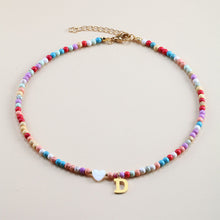 Load image into Gallery viewer, Personalized Colorful Beads Choker