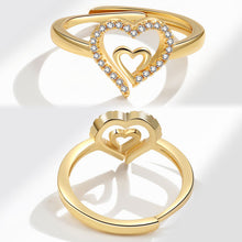 Load image into Gallery viewer, Mother &amp; Daughter Always Heart To Heart Ring