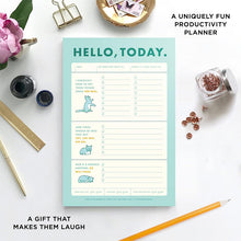 Load image into Gallery viewer, Hello, Today: To-do List Notepad