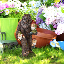 Load image into Gallery viewer, Sasquatch with Garden Gnome