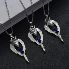 Load image into Gallery viewer, Glowing Wolf Necklace