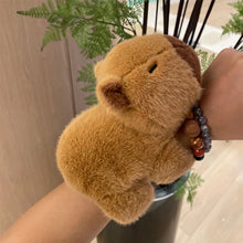 Load image into Gallery viewer, Capybara Plush Snap-on Bracelet
