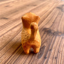 Load image into Gallery viewer, Tiny Cute Wooden Cat