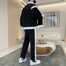 Load image into Gallery viewer, Men's Outfit Casual 2 Piece Contrast Sports Jogging Tracksuits Set