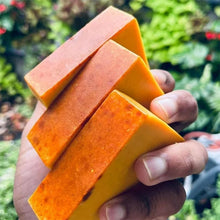 Load image into Gallery viewer, Lemon Turmeric Kojic Acid Soap