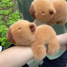 Load image into Gallery viewer, Capybara Plush Snap-on Bracelet