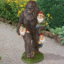 Load image into Gallery viewer, Sasquatch with Garden Gnome