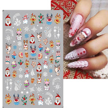 Load image into Gallery viewer, CHRISTMAS NAIL ART STICKERS