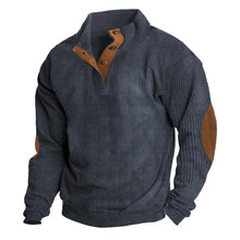 Load image into Gallery viewer, Men's Corduroy Casual Stand Collar Sweatshirts