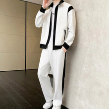 Load image into Gallery viewer, Men's Outfit Casual 2 Piece Contrast Sports Jogging Tracksuits Set