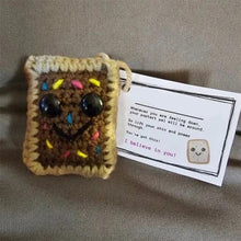 Load image into Gallery viewer, Handwoven Card Keychain Pendant