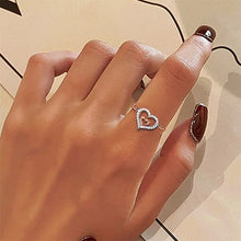 Load image into Gallery viewer, Mother &amp; Daughter Always Heart To Heart Ring