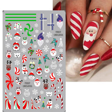 Load image into Gallery viewer, CHRISTMAS NAIL ART STICKERS