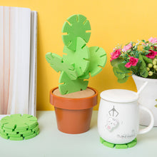 Load image into Gallery viewer, Novelty Potted Cactus Cup Mat Pad