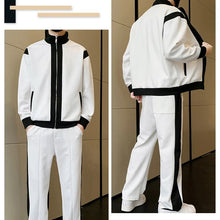 Load image into Gallery viewer, Men's Outfit Casual 2 Piece Contrast Sports Jogging Tracksuits Set