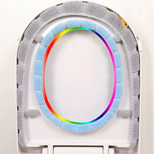 Load image into Gallery viewer, Two-Tone Soft Toilet Seat Cover