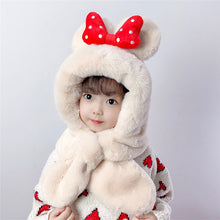Load image into Gallery viewer, 2 in 1 Cute Cartoon Children's Warm Plush Hat