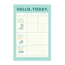 Load image into Gallery viewer, Hello, Today: To-do List Notepad