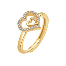 Load image into Gallery viewer, Mother &amp; Daughter Always Heart To Heart Ring