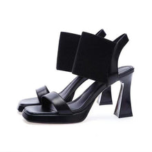 Load image into Gallery viewer, Square Toe High Heeled Sandal