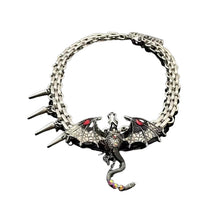 Load image into Gallery viewer, Imprisoned Flying Dragon Necklace