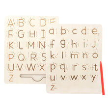 Load image into Gallery viewer, Wood Letter Practicing Board