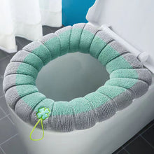 Load image into Gallery viewer, Two-Tone Soft Toilet Seat Cover