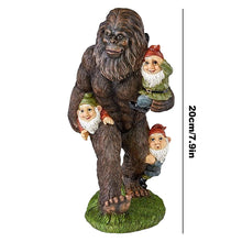 Load image into Gallery viewer, Sasquatch with Garden Gnome