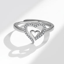 Load image into Gallery viewer, Mother &amp; Daughter Always Heart To Heart Ring