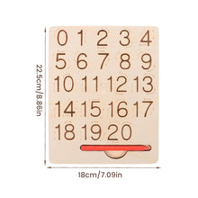 Load image into Gallery viewer, Wood Letter Practicing Board