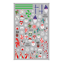 Load image into Gallery viewer, CHRISTMAS NAIL ART STICKERS