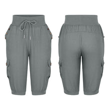 Load image into Gallery viewer, Women's Drawstring Cargo Pants