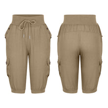 Load image into Gallery viewer, Women's Drawstring Cargo Pants