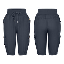 Load image into Gallery viewer, Women's Drawstring Cargo Pants