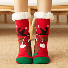 Load image into Gallery viewer, Christmas hot sale reindeer padded cotton socks