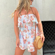 Load image into Gallery viewer, Off Shoulder Summer Fling Romper Dress